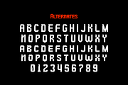Redline is Sans Serif Sport Font, a Sans Serif Font by Brown Cupple (Thumbnail 12 of 13)
