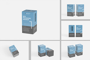 Rectangle Box Packaging Mockup, a Packaging Mockup by tiyasprabawa