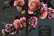 Velveteen Floral Clip Art Collection, an Object Graphic by Eclectic Anthology (Thumbnail 3 of 19)