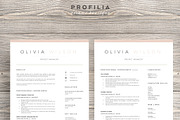 Word Resume & Cover letter Template, a Resume Template by Profilia Resume Boutique (Thumbnail 2 of 6)