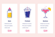 Drinks illustrations, a Templates & Theme by Librebird (Thumbnail 2 of 2)