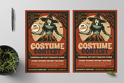 Halloween Costume Contest Flyer, a Flyer Template by Annora Studio (Thumbnail 2 of 5)
