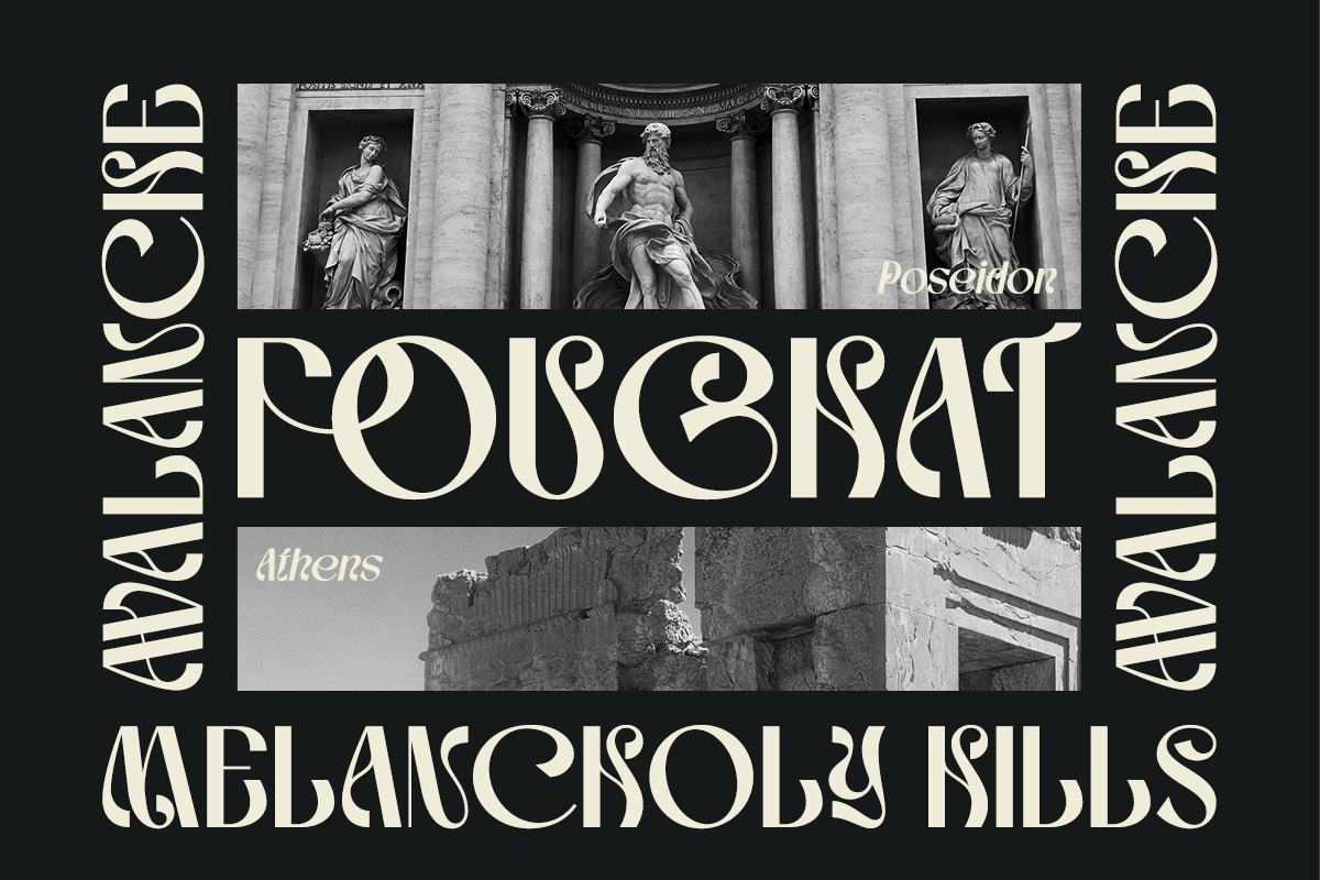 Genya - Experimental Decorative Font, a Sans Serif Font by Say Studio (Photo 2 of 11)
