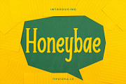 Honeybae a Fun Display Font, a Sans Serif Font by edukka (Thumbnail 1 of 8)