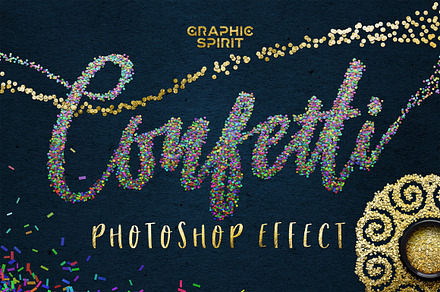 CONFETTI Effect for Photoshop