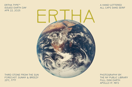 ERTHA by Abby Leighton, a Font by Abby Leighton Studio