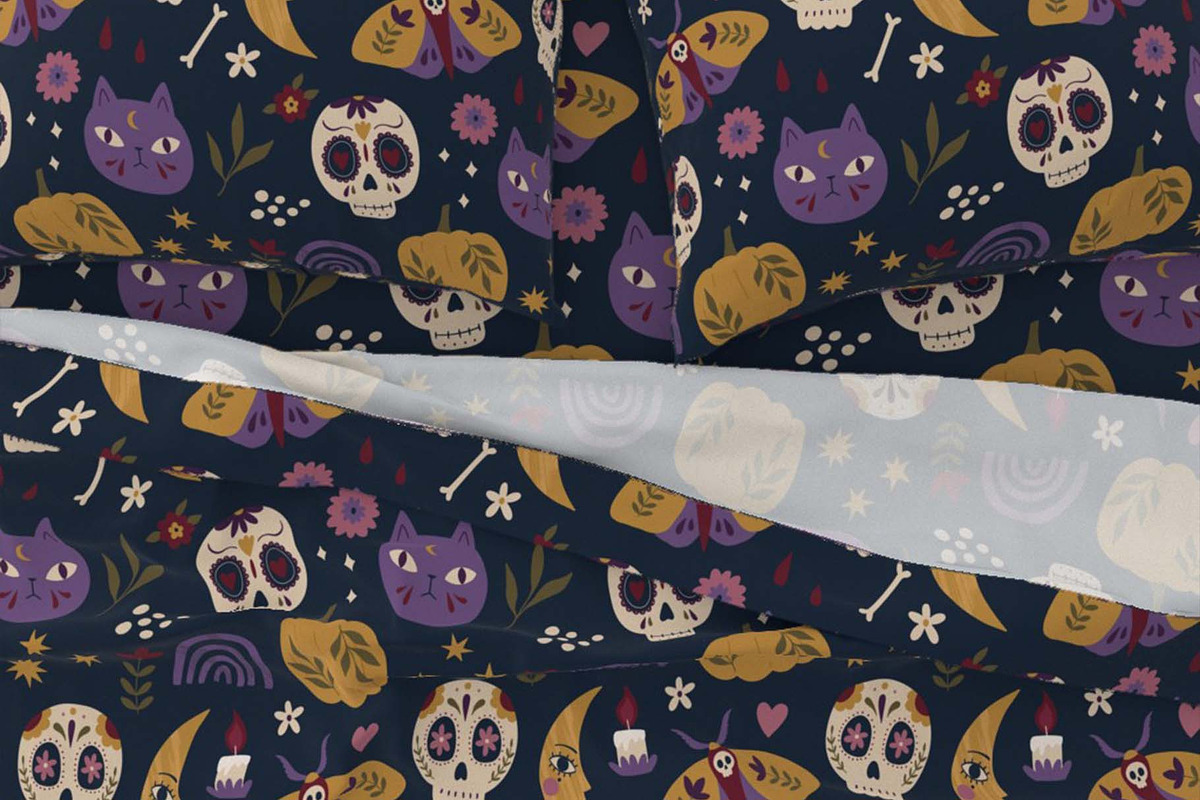 Mystical Halloween Vector Pattern, a Pattern Graphic by Irina Ostapenko (Photo 4 of 4)