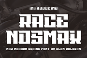 Race Nosmax, a Serif Font by alon kelakon (Thumbnail 1 of 5)