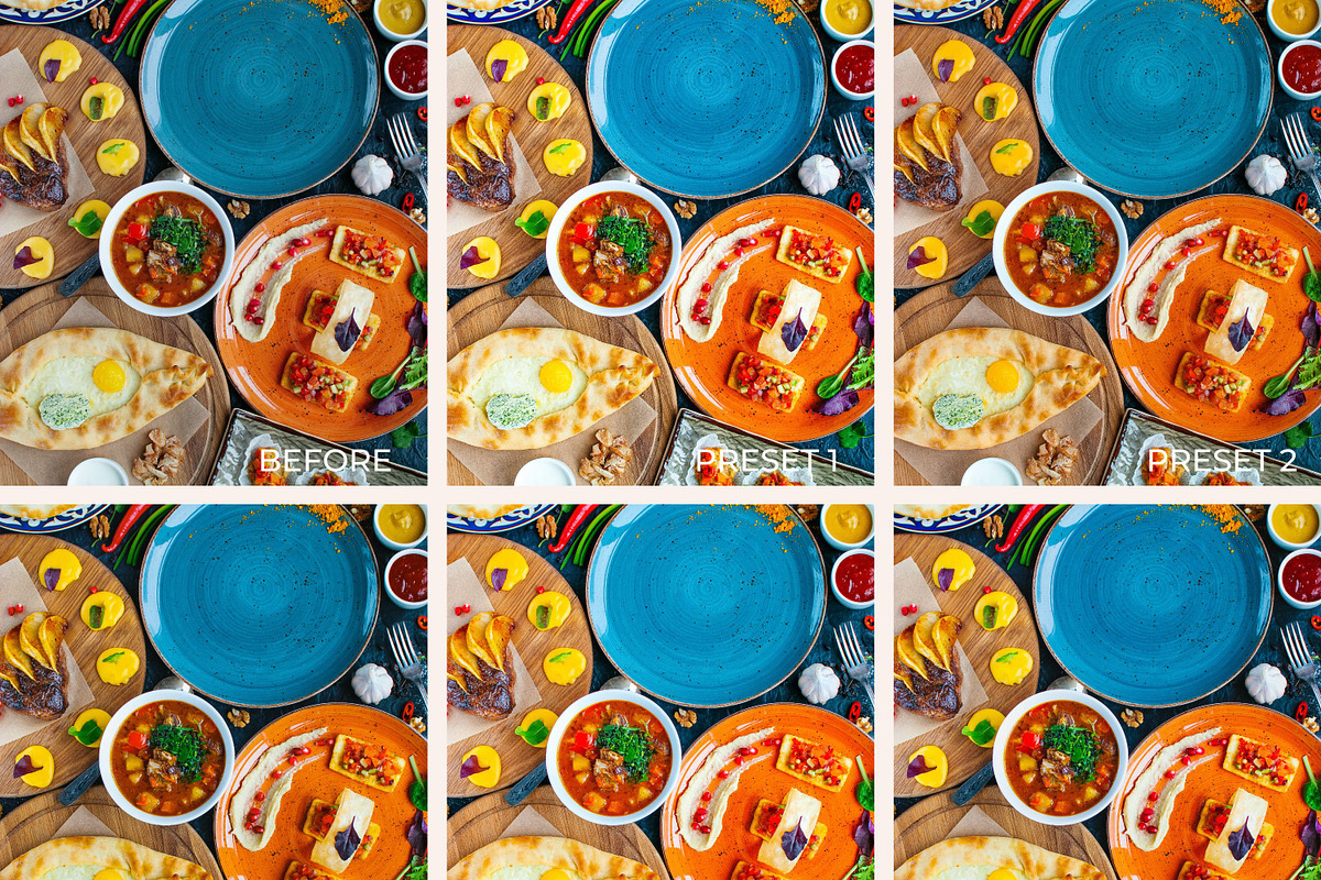 10 BRIGHT FOOD LIGHTROOM PRESETS, an Action Add-On by Emma Kate Creative (Photo 9 of 10)