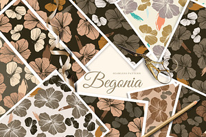 BEGONIA - Boho Seamless Pattern