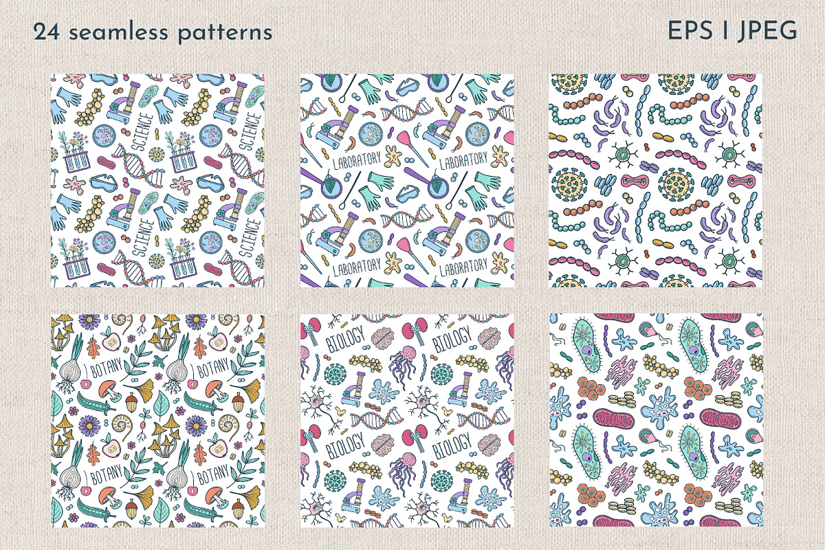 Hand Drawn Doodle Biology Clipart, an Object Graphic by KathrineWatercolor (Photo 7 of 10)
