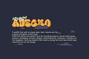 Adecko - Graffiti Display Font, a Font by Uncarving (Thumbnail 2 of 9)