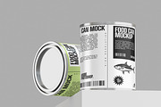 Metallic Can Mockup, a Packaging Mockup by Unerispace (Thumbnail 2 of 5)