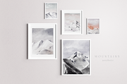 MOUNTAINS aesthetic *watercolor*, a Background Graphic by Youksy (Thumbnail 7 of 16)