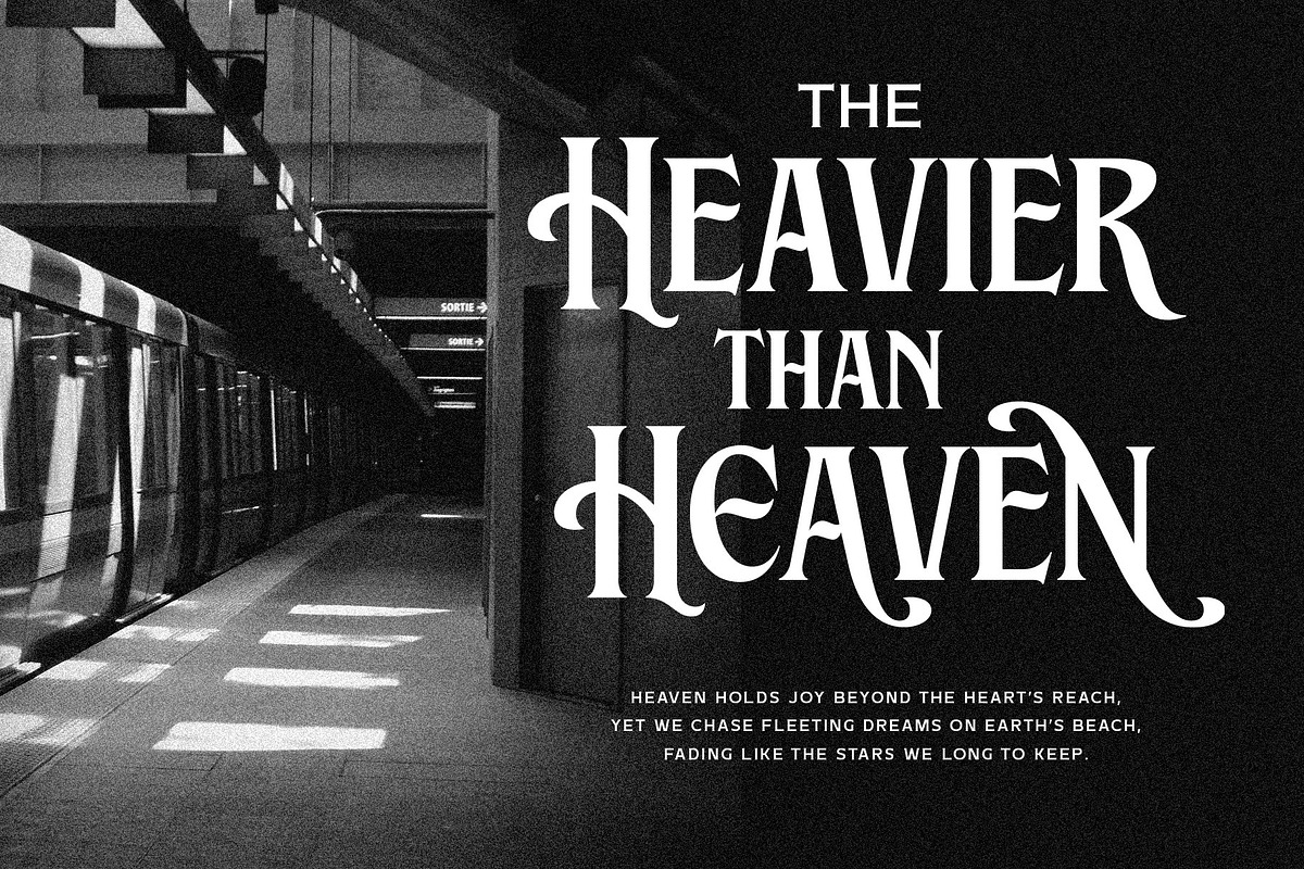 Brillante Siempre - Fancy Serif, a Serif Font by Arterfak Project (Photo 3 of 12)