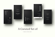 Seraphin - Dark Black Business Card, a Business Card Template by Ctrl space studio (Thumbnail 2 of 9)