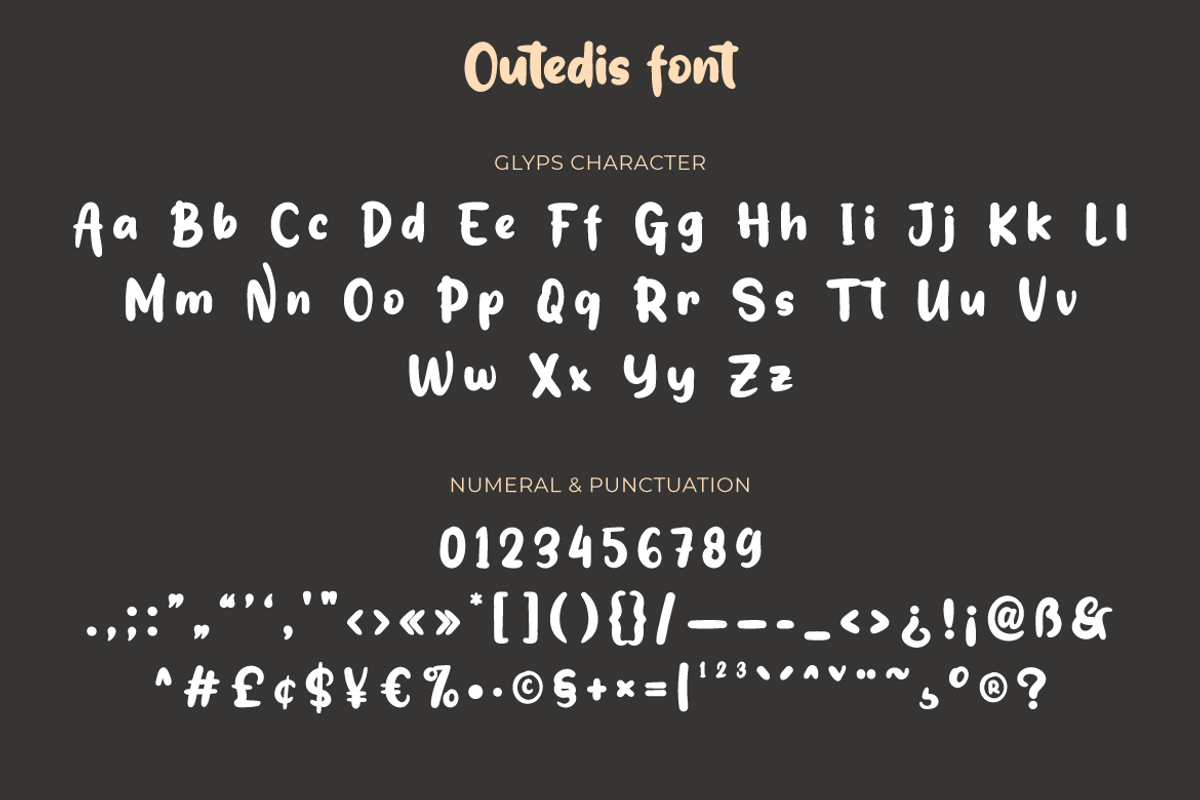 Outedis, a Sans Serif Font by twinstd (Photo 11 of 12)