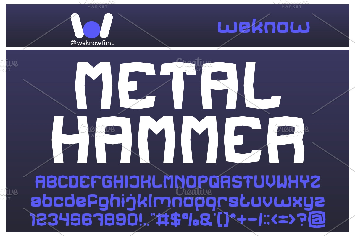 Reggae bass font, a Font by weknow (Photo 2 of 5)