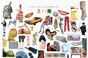 Vintage Collage Ultimate Pack, an Object Graphic by Kaleriia (Thumbnail 6 of 15)