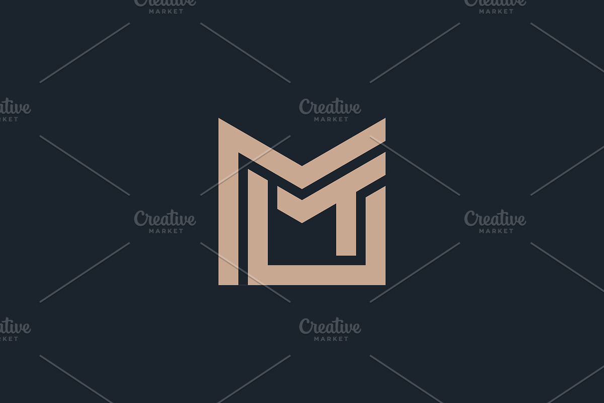 combination of letter MT or TM logo, a Branding & Logo Template by Rasagama Studio