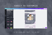 Canva Instagram Post Template Daisy, a Social Media Template by Lythcreative (Thumbnail 5 of 5)
