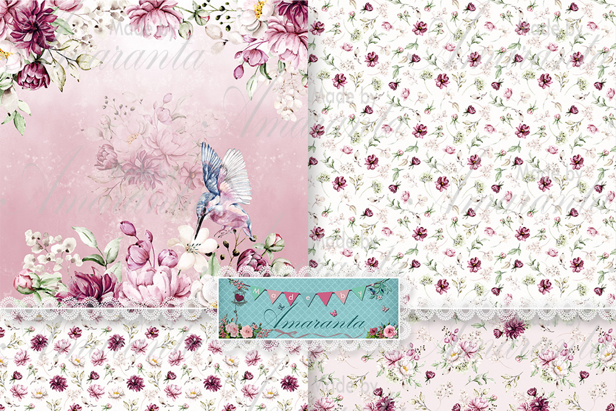 Free as a Bird - Scenes & Patterns, a Pattern Graphic by MadeByAmaranta (Photo 2 of 5)