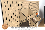 Peg Board Accessories Simple tray, a Templates & Theme by StanleyTirtoutomo (Thumbnail 4 of 10)