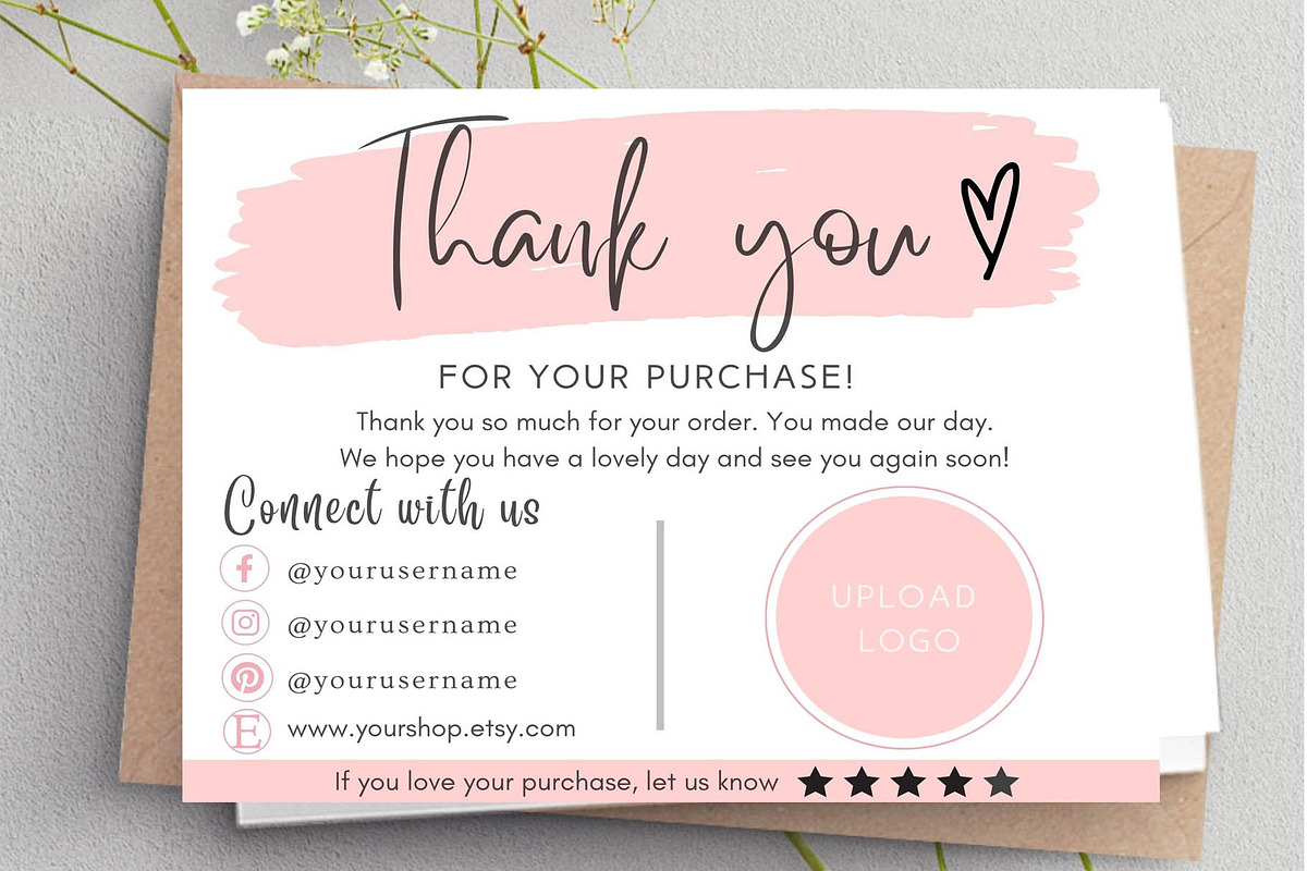 Digital Thank you Cards Business Tem, a Business Card Template by MORION (Photo 1 of 4)