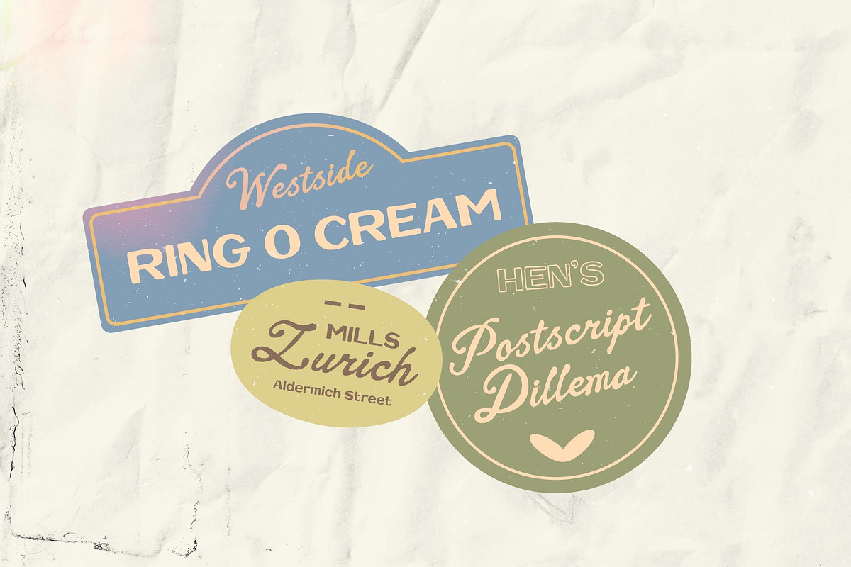 Sunset Palm; Vintage Fonts, a Handwritten Font by Eko Bimantara (Photo 16 of 19)