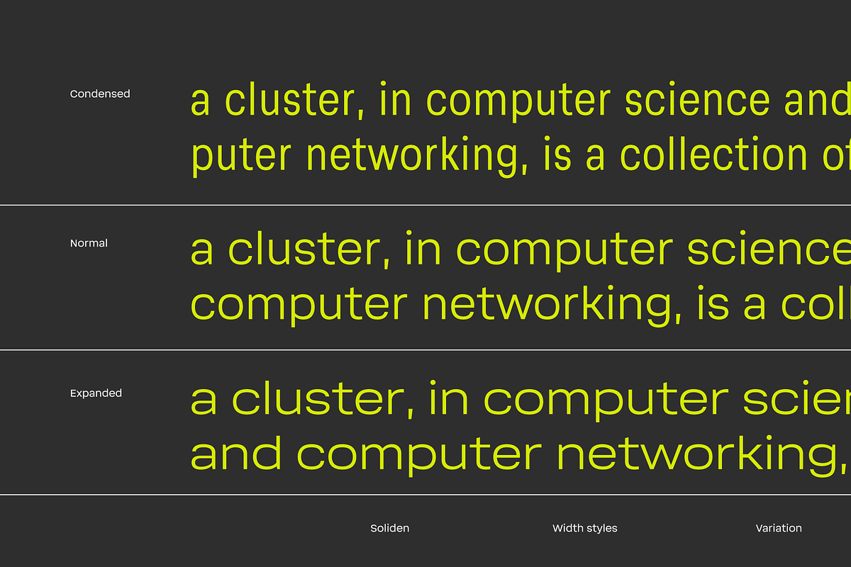Soliden; 48 Fonts Sans Serif Family, a Sans Serif Font by Eko Bimantara (Photo 5 of 15)