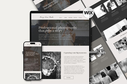 Elegant Wedding Planner Wix Template preview 8