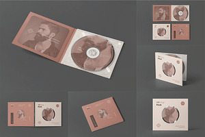 CD Digi Pack Mockup - Album Cover, an Advertising Mockup by DesignRushMarket