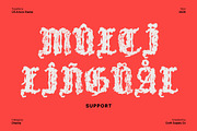 CS Arturo Stamp, a Blackletter Font by Craft Supply Co. (Thumbnail 7 of 8)