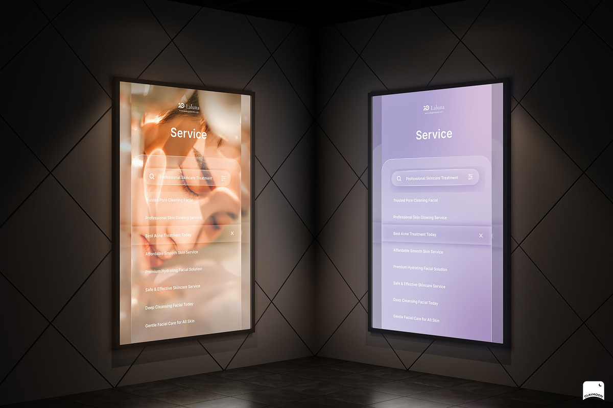 Liquid Glass Search Suggestion Ad, a Print Template by Claymoon Lab (Photo 2 of 4)