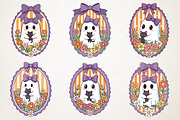 Girly Ghost Cat PNG, Preppy Spooky P, an Illustration by RobertsArt (Thumbnail 4 of 4)