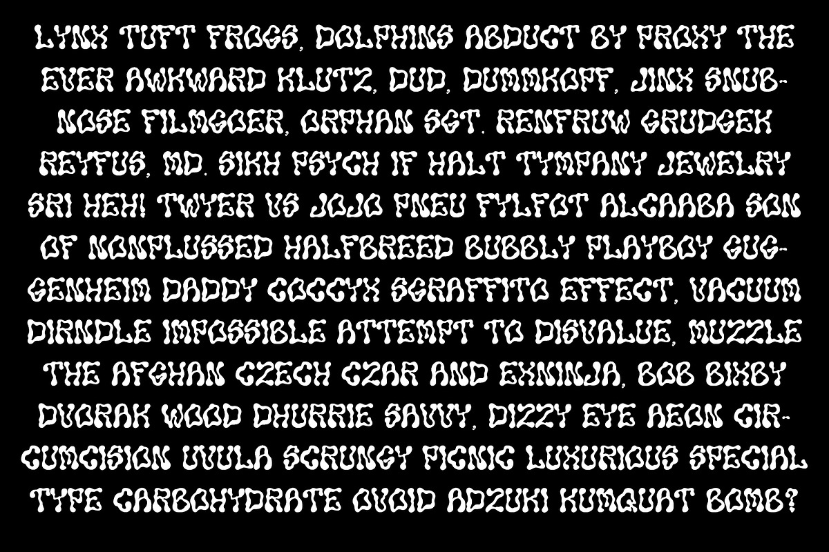 Curly Gloom - Typeface DISC 30%, a Font by HeyFonts (Photo 7 of 9)
