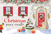 Christmas Scene Creator, a Decorative Illustration by Alina Sh (Thumbnail 1 of 13)