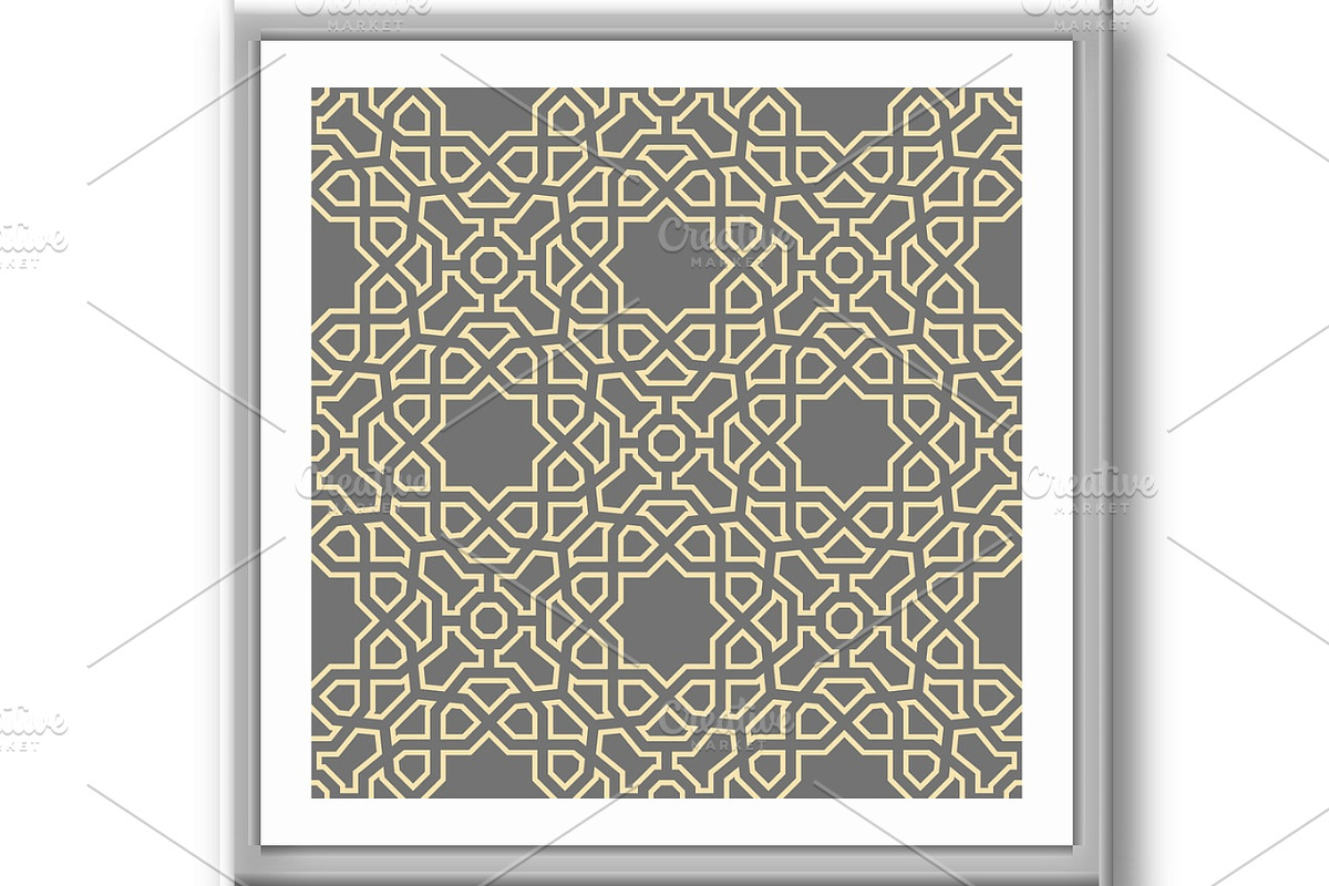 Geometric Seamless Vector Pattern, a Pattern Graphic by FineArtStudio (Photo 3 of 3)