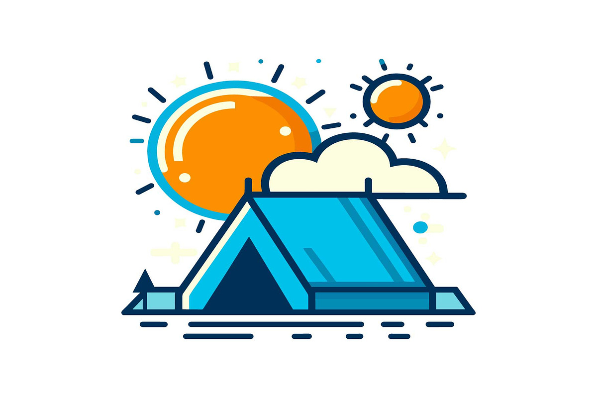 Outdoor Camping Icon Pack, an Object Graphic by Designs_River (Photo 5 of 13)