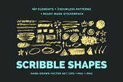 Scribbles Set Doodle Style, an Object Graphic by 35lab (Thumbnail 1 of 6)