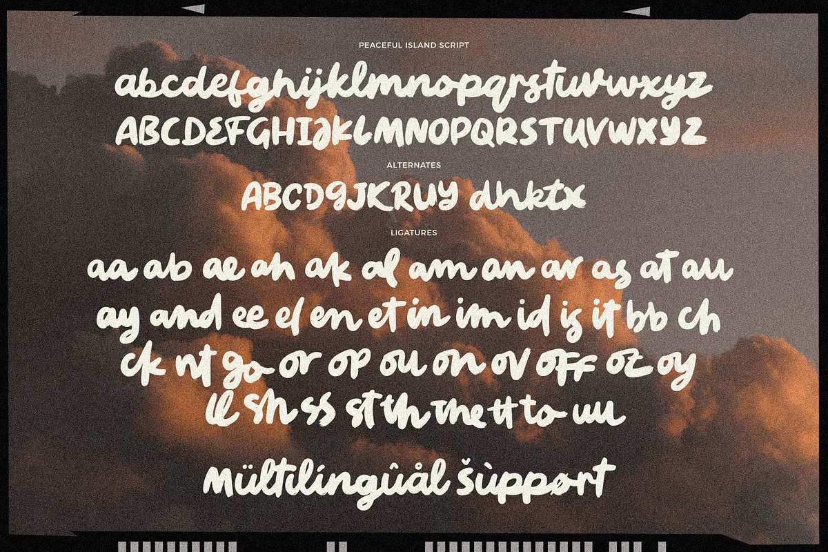 Peaceful Island - Font Duo, a Script Font by Invasi Studio (Photo 10 of 10)