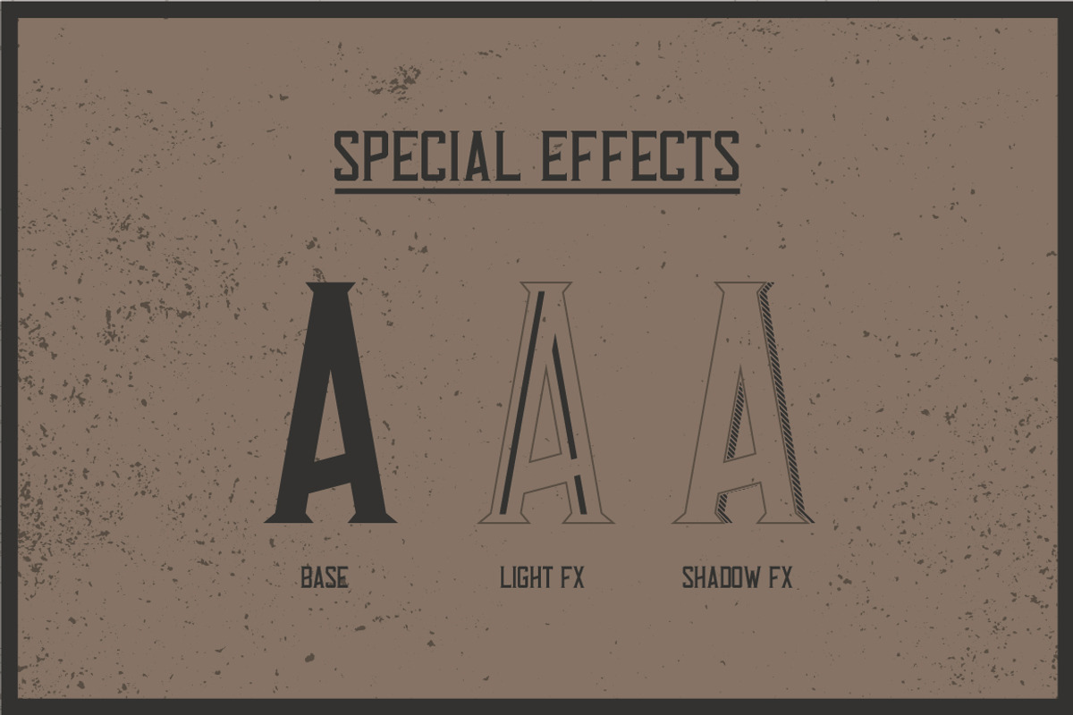Tennessee Whiskey label font preview 4