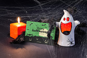 Halloween Card Mock-up, a Household Mockup by Yogurt86 (Thumbnail 10 of 13)