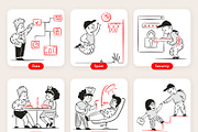 Chibry Collection, a Finance Illustration by Welovegraphics (Thumbnail 4 of 11)