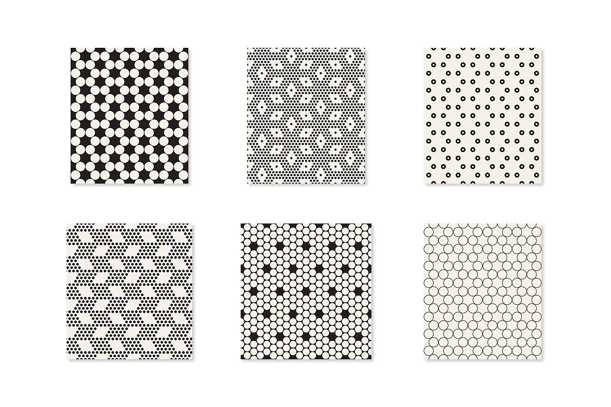 Minimalist Seamless Patterns | vol.1, a Pattern Graphic by Curly_Pat (Photo 7 of 7)