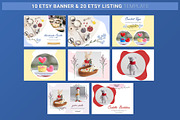 ETSY Shop Kit Canva - Floral, a Templates & Theme by illycreative (Thumbnail 10 of 10)