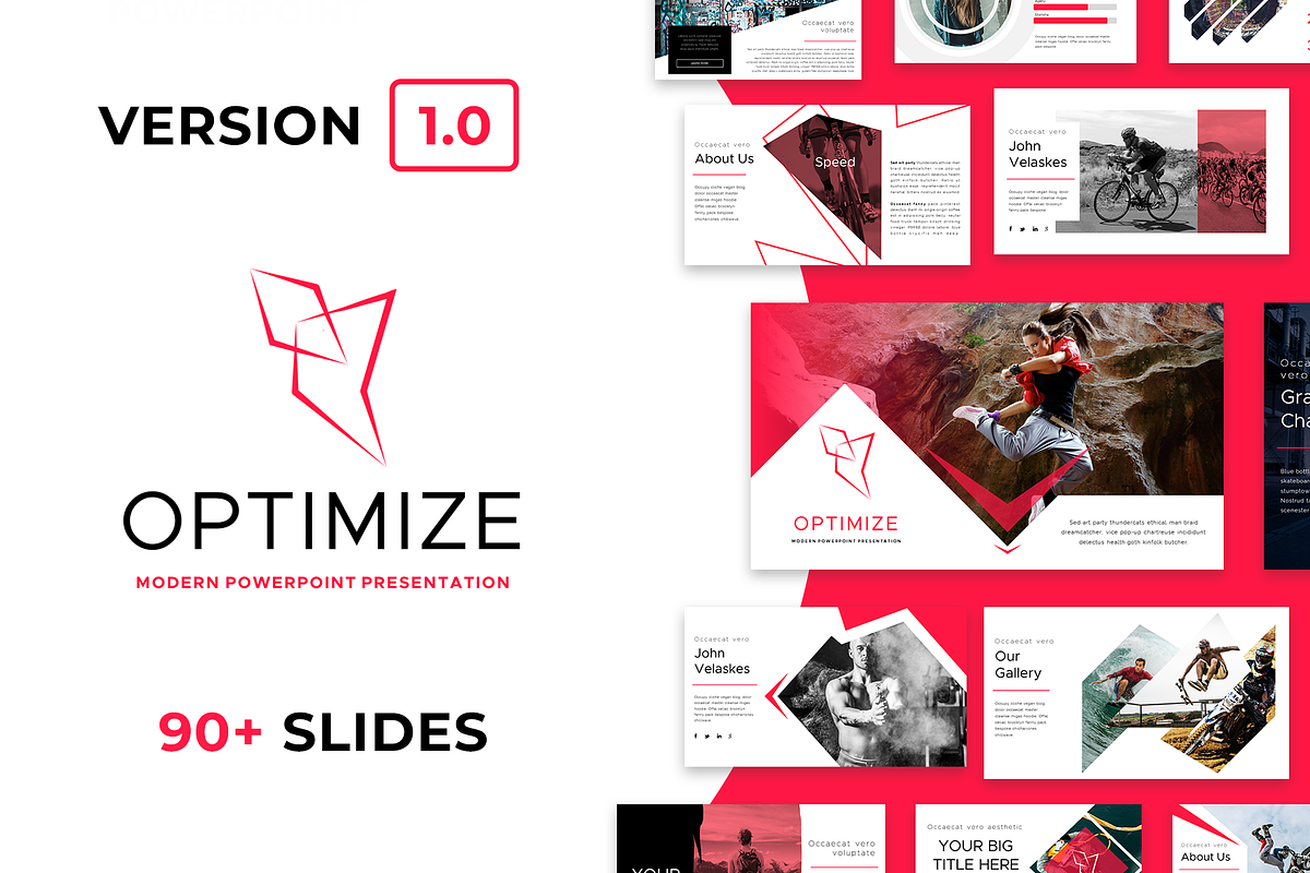 Optimize Modern Powerpoint Bundle, a Presentation Template by Reshapely (Photo 2 of 28)