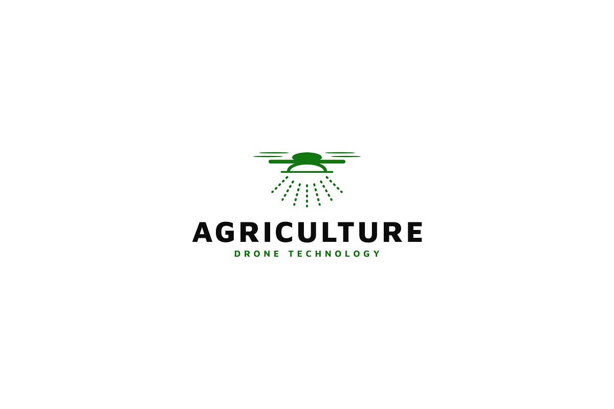 Agriculture drone simple logo, a Branding & Logo Template by zuhudsgn (Photo 1 of 3)