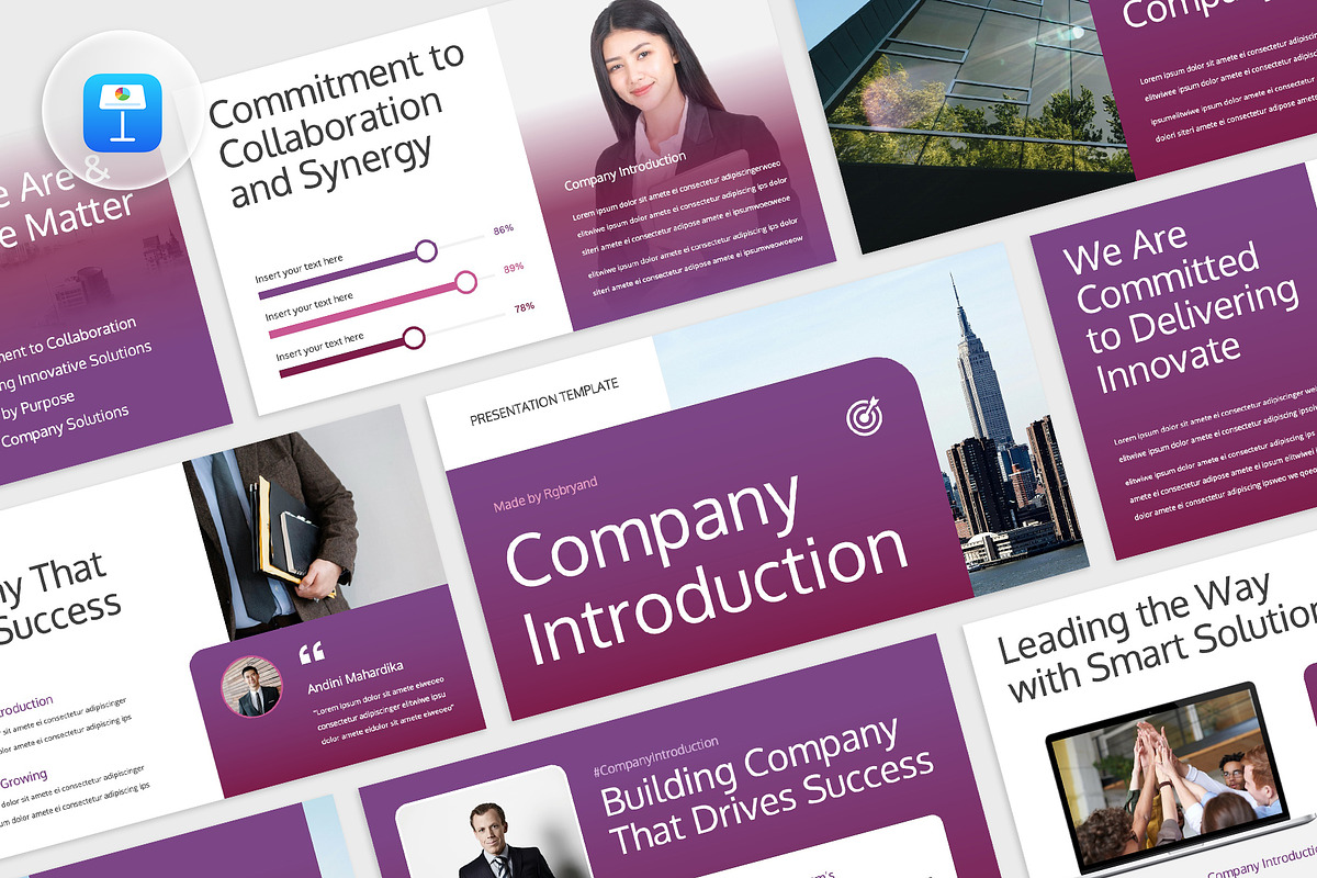 Company Introduction Keynote, a Presentation Template by rgbryand (Photo 1 of 7)