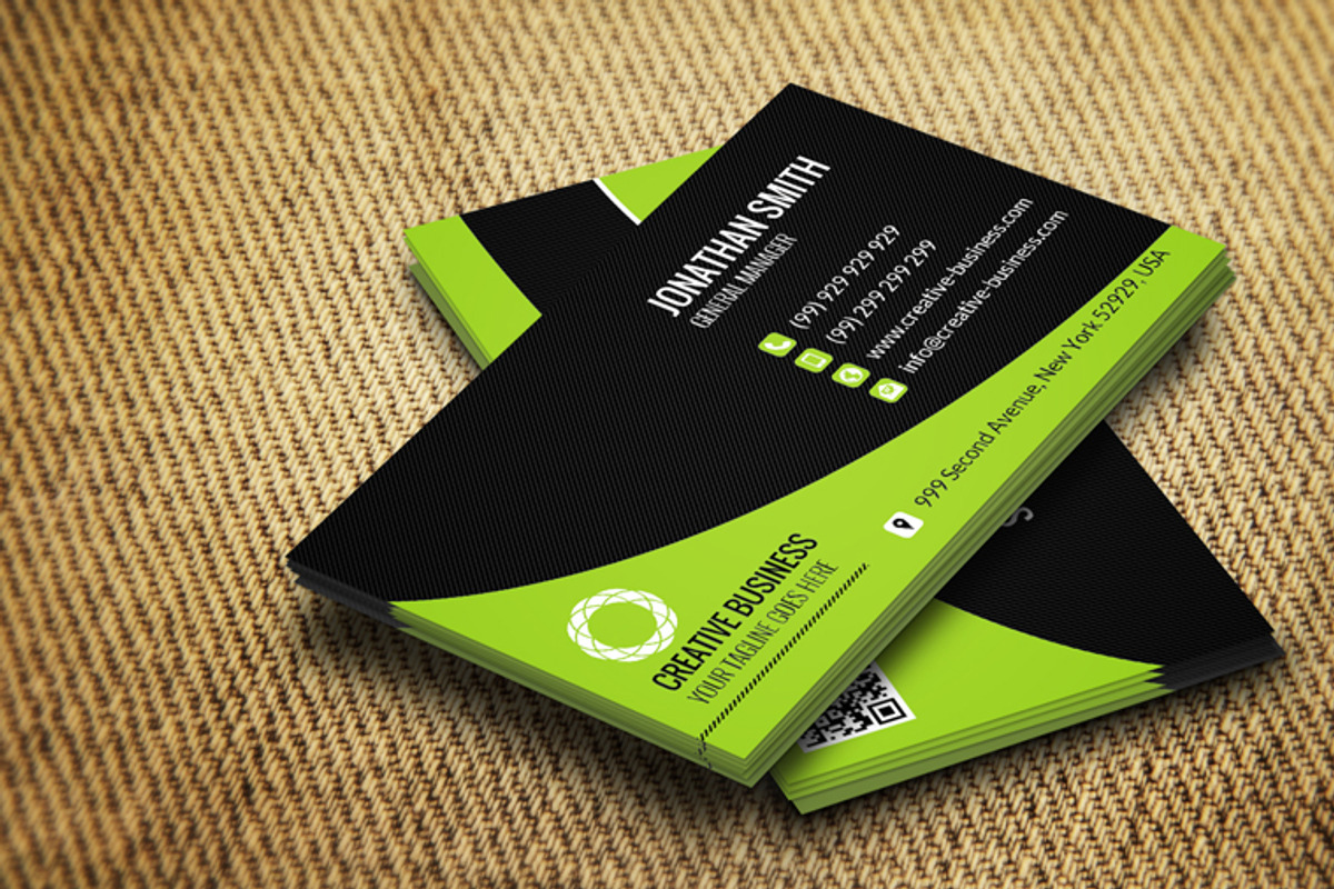 Corporate Business Card CM044, a Business Card Template by annozio (Photo 2 of 4)